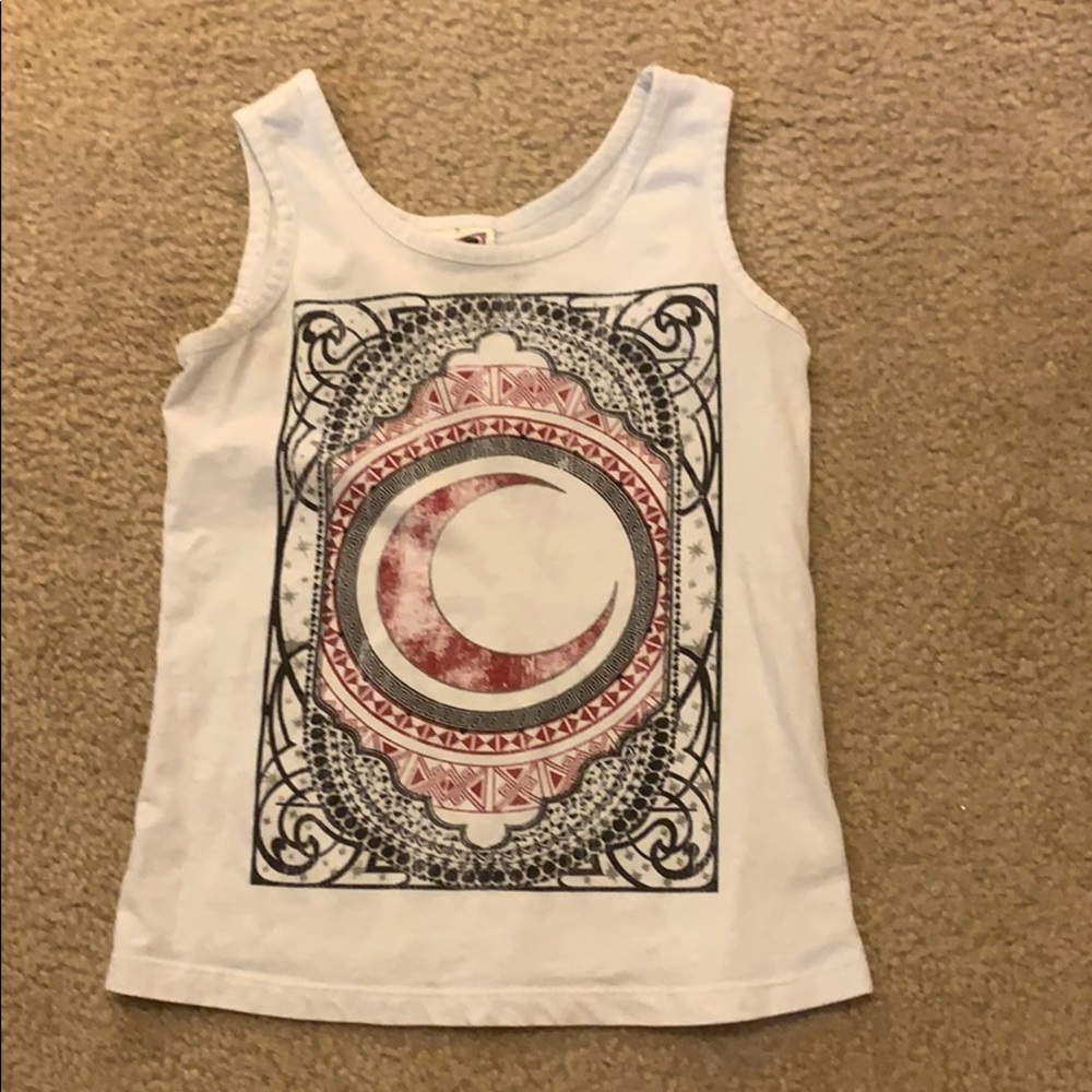 White tank top